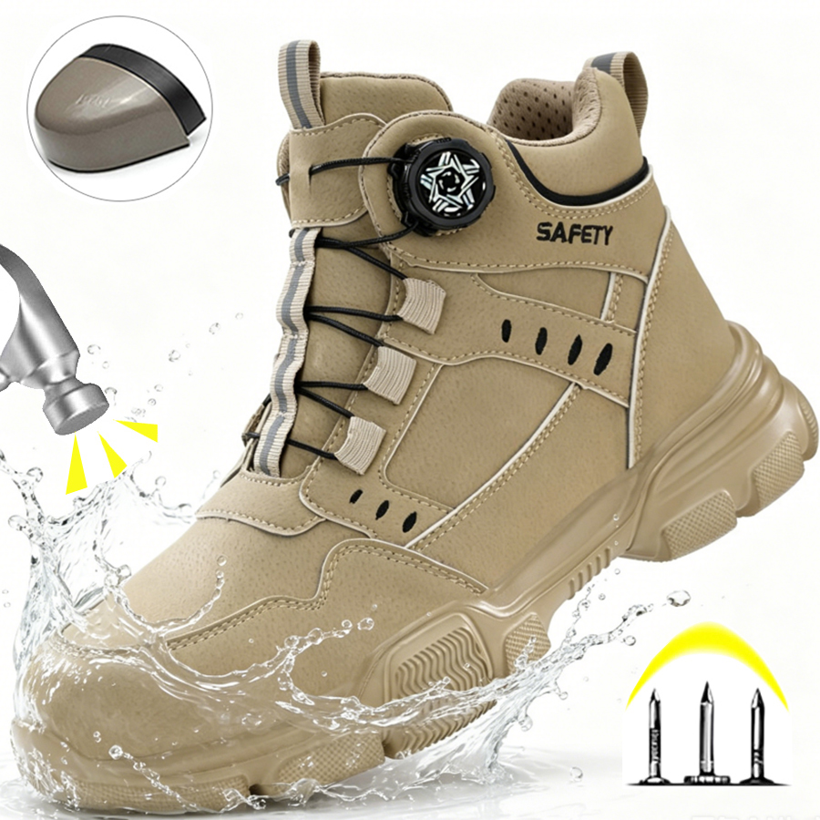 Men'S Shoes Water Resistant - Halloween Heren Werkschoenen met Stalen Neus,