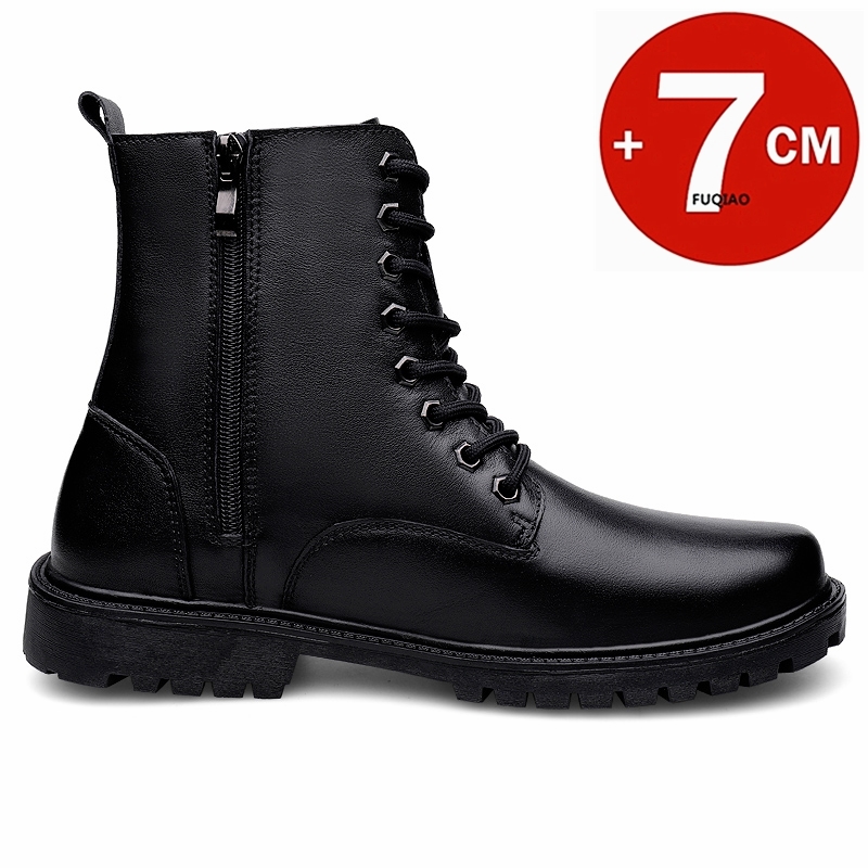 Heren lederen verhogende laarz - Men'S Shoes Increase Height recensie en prijs