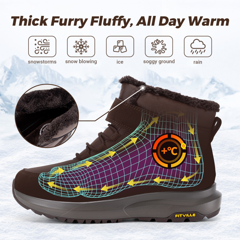 FitVille Heren Winterlaarzen,  - Men'S Shoes Water Resistant recensie en prijs