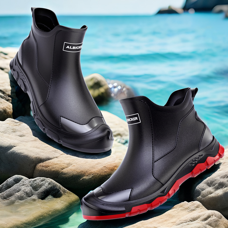 Korte regenlaarzen voor heren  - Men'S Shoes Water Resistant recensie en prijs