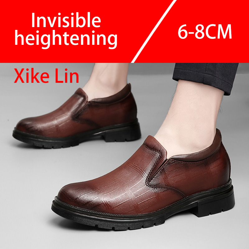 Casual leren herenschoenen Com - Men'S Shoes Increase Height recensie en prijs