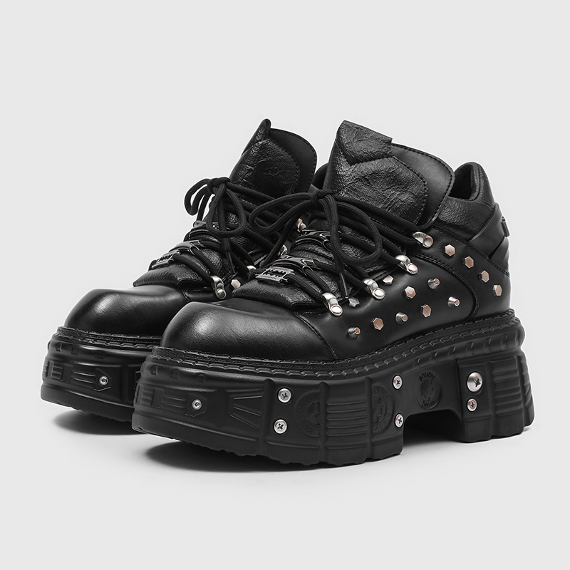 Nieuwe Gothic Punk Heren Platf - Men'S Shoes Increase Height recensie en prijs