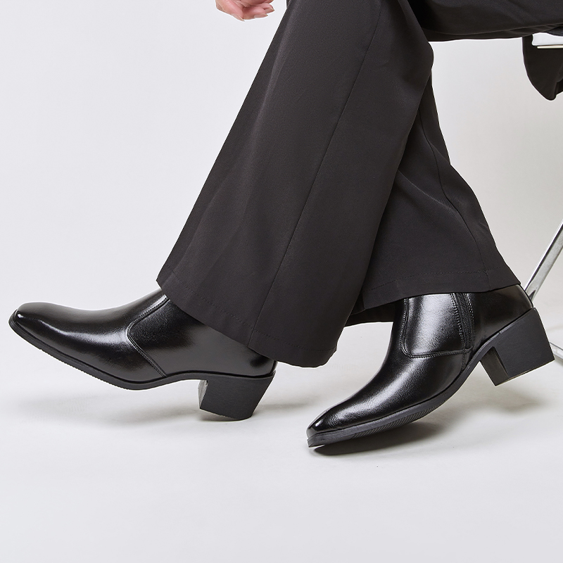 Heren enkellaarzen met hoge ha - Men'S Shoes Increase Height recensie en prijs