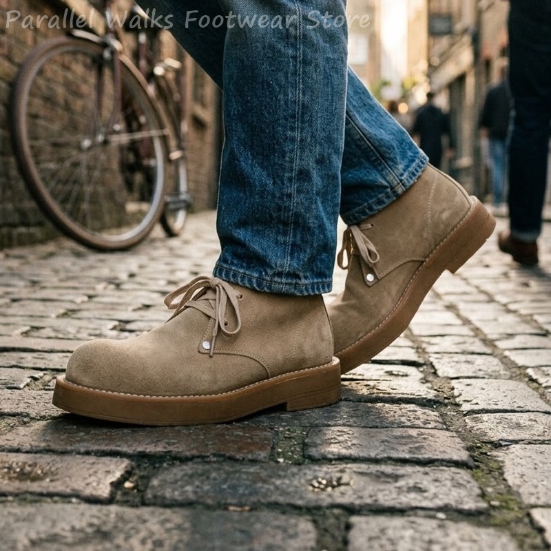 Klassieke suède woestijnschoen - Men'S Shoes Smart recensie en prijs