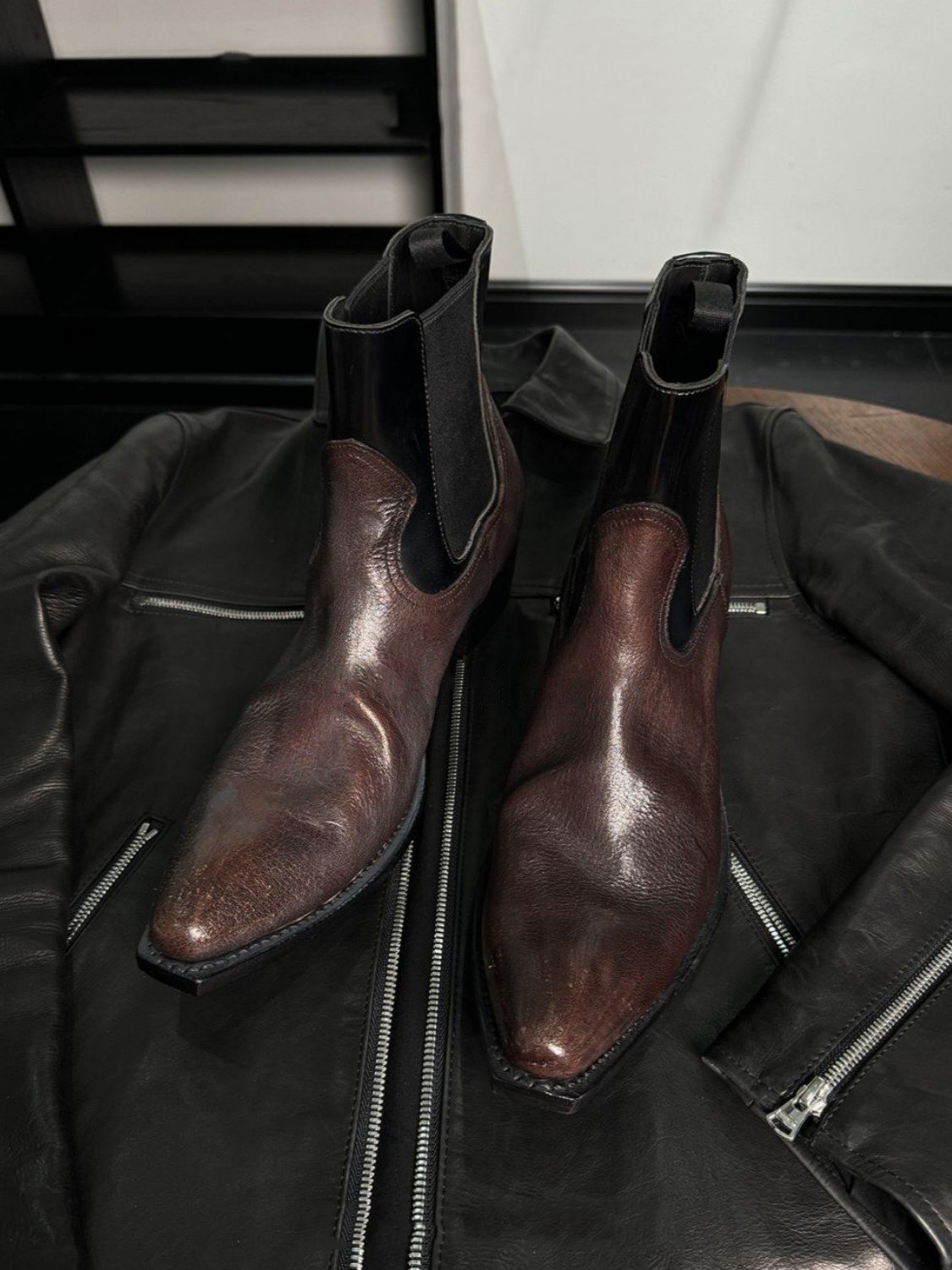 Zwarte leren Chelsea boots voo - Men'S Shoes Smart recensie en prijs